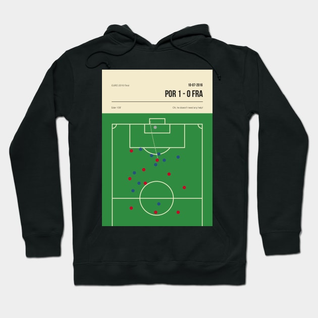 Eder Portugal Euro 2016 winning goal moment Hoodie by jornvanhezik